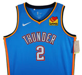 Thunder Shai Gilgeous-Alexander Signed Blue Nike Icon Ed. Jersey JSA #CN81300