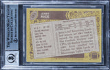 49ers Jerry Rice "HOF 2010" Signed 1986 Topps #161 RC Card Auto 10 BAS Slabbed 3