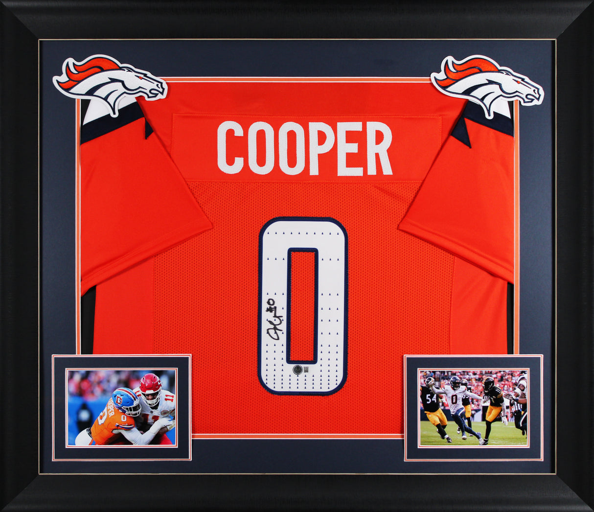 Jonathan Cooper Authentic Signed Orange Pro Style Framed Jersey BAS Witnessed