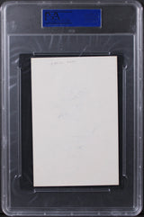 Carol Alt Private Parts "Lots of Love" Authentic Signed 4x6 Index Card PSA Slab