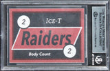 Ice T Body Count Authentic Signed Custom Trading Card BAS Slabbed 5
