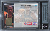 Michigan Jalen Rose Signed 1994 Signature Rookies GS Promos #P2 Card BAS Slabbed