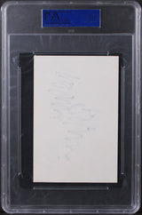 William Baldwin Backdraft Authentic Signed 4x6 Index Card PSA/DNA Slabbed