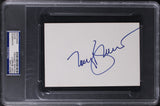 Tony Bennett I Left My Heart in San Francisco Signed 4x6 Index Card PSA Slab