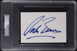 Corbin Bernsen Psych Authentic Signed 4x6 Index Card PSA/DNA Slabbed