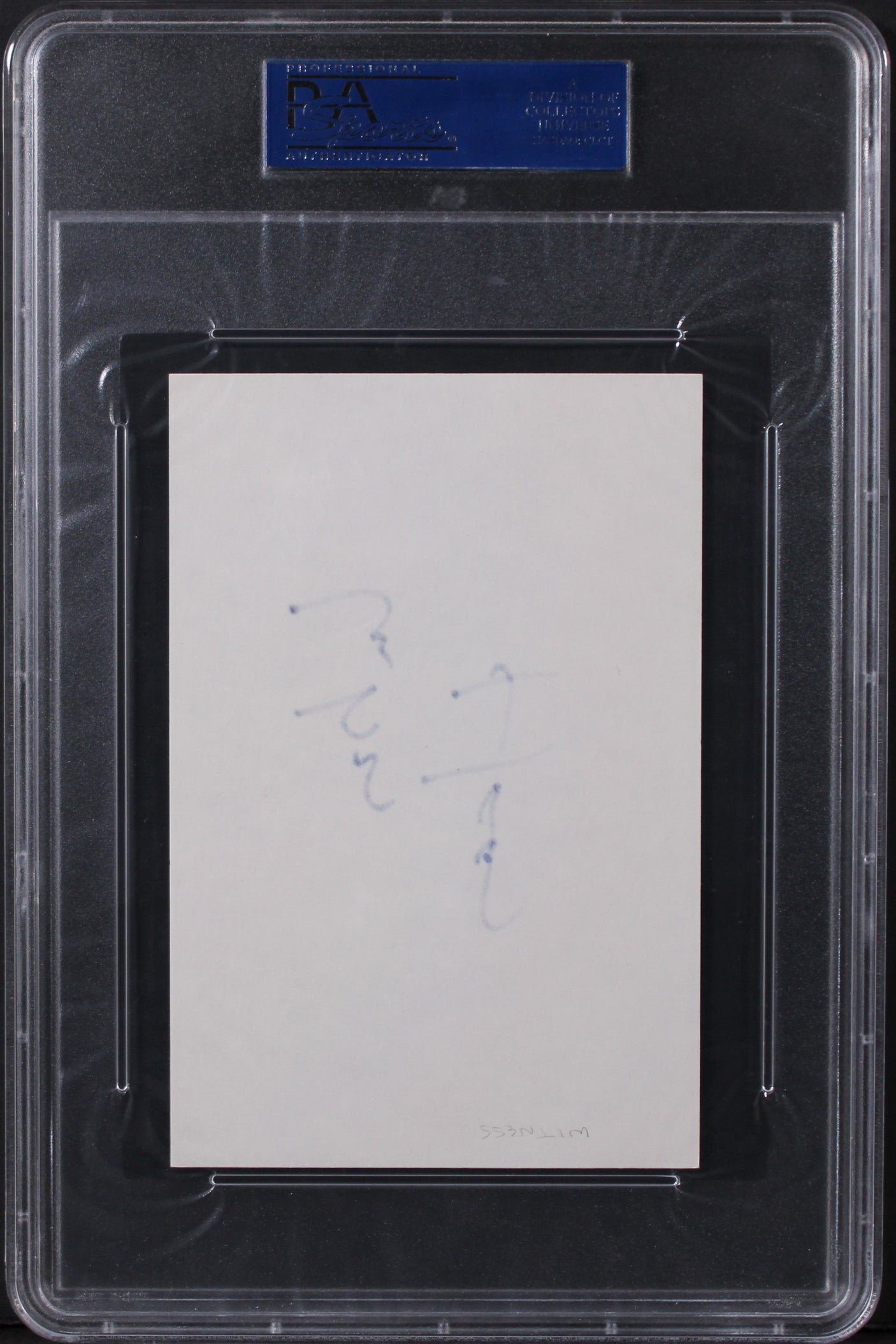 Lukas Haas Witness Authentic Signed 4x6 Index Card Autographed PSA/DNA Slabbed