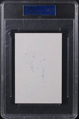 Lukas Haas Witness Authentic Signed 4x6 Index Card Autographed PSA/DNA Slabbed