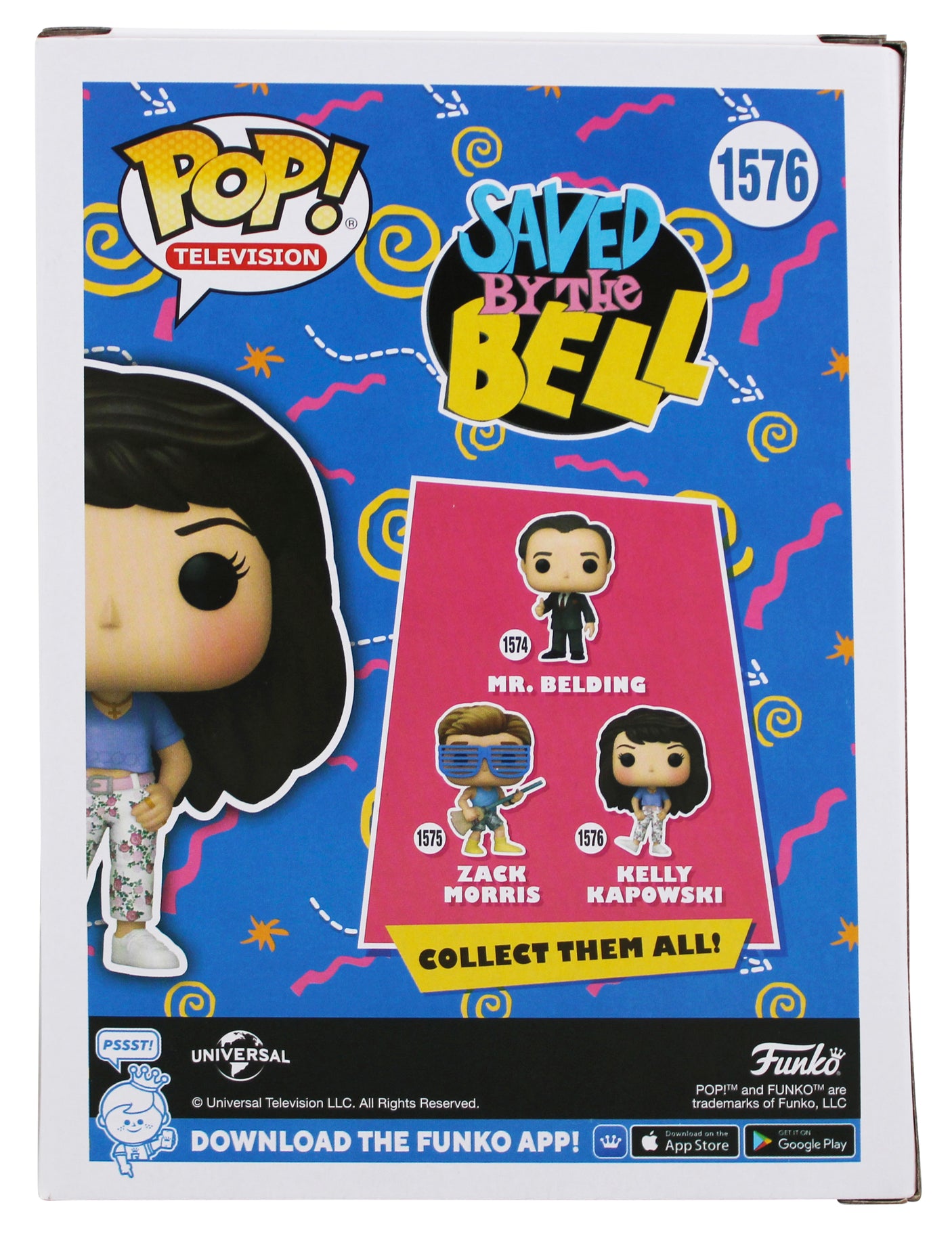 Tiffani Thiessen Saved By The Bell Signed #1576 Funko Pop Vinyl Figure BAS Wit