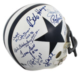 Cowboys Legends (19) Staubach, Pearson +17 Signed VSR4 F/S Proline Helmet BAS