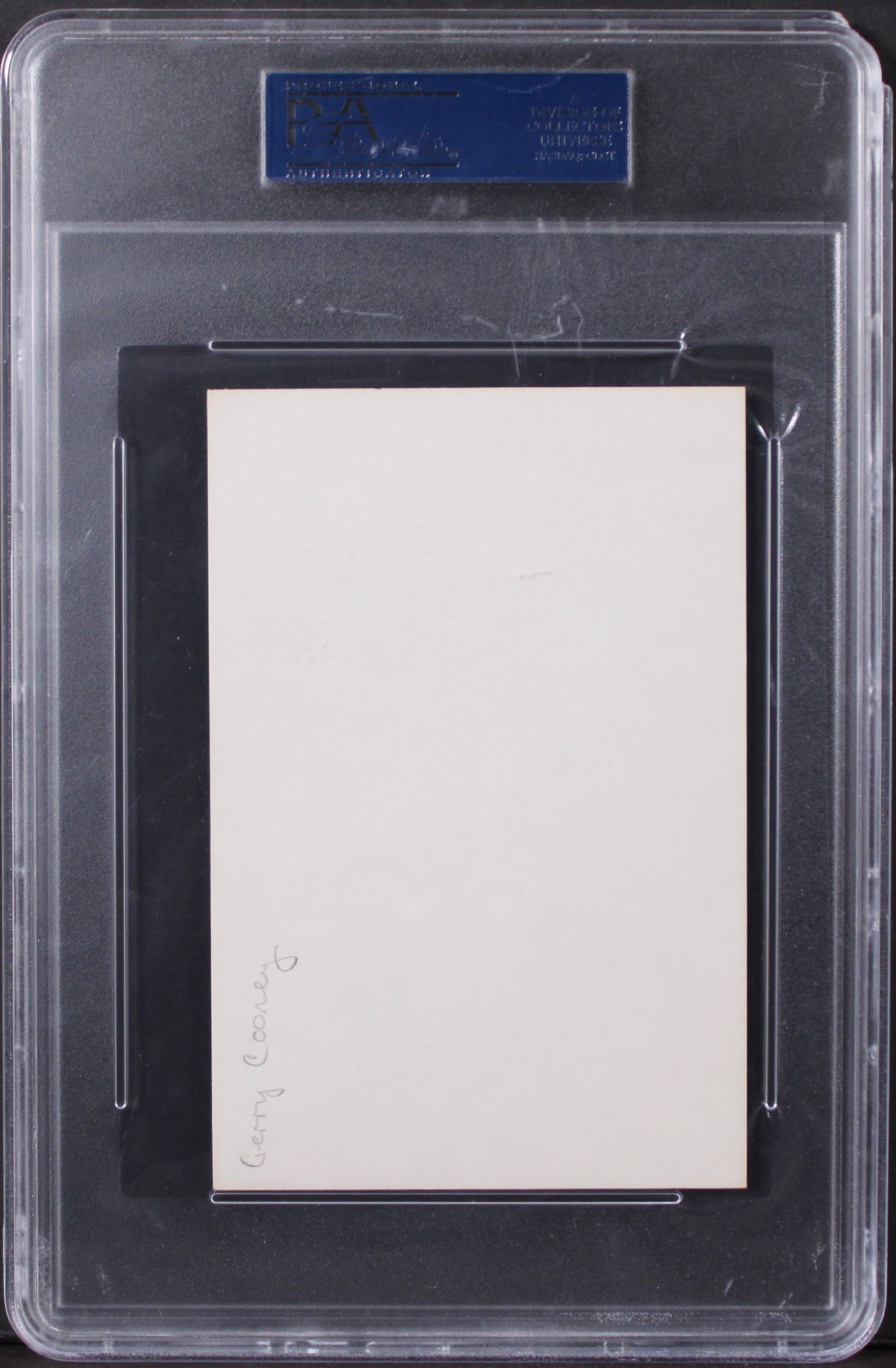 Gerry Cooney Authentic Signed 4x6 Index Card Autographed PSA/DNA Slabbed