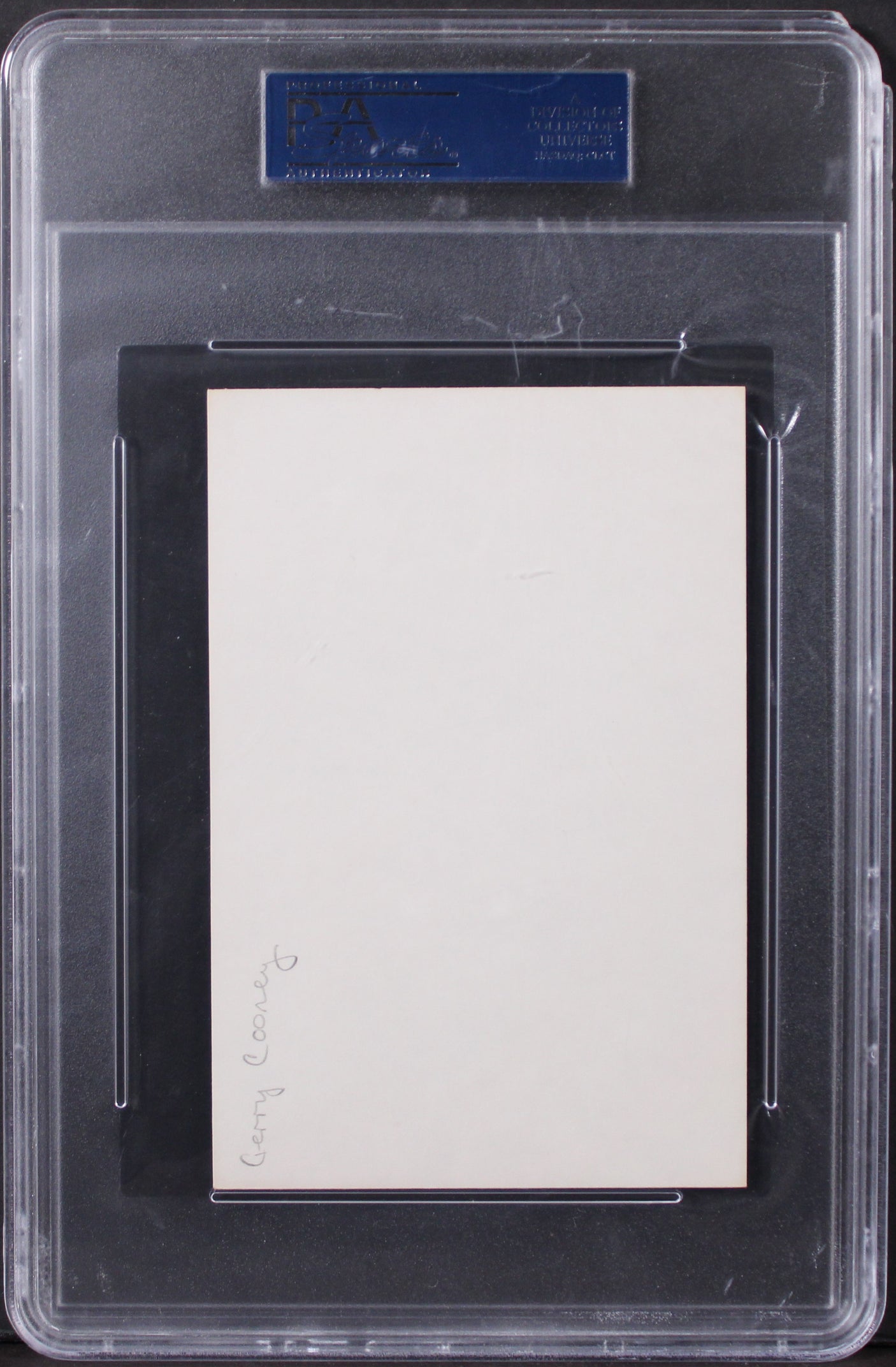 Gerry Cooney Authentic Signed 4x6 Index Card Autographed PSA/DNA Slabbed