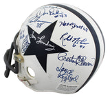 Cowboys Legends (19) Staubach, Pearson +17 Signed VSR4 F/S Proline Helmet BAS
