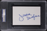 Illeana Douglas Goodfellas Authentic Signed 4x6 Index Card PSA/DNA Slabbed