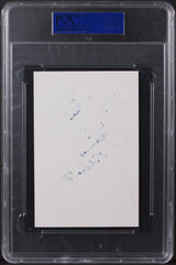 David James Elliott JAG Authentic Signed 4x6 Index Card PSA/DNA Slabbed