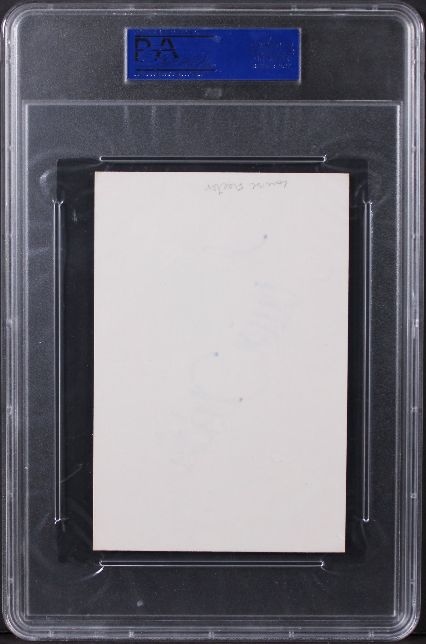 Louise Fletcher One Flew Over The Cuckoo's Nest Signed 4x6 Index Card PSA Slab