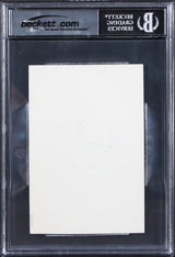 David Bowie "91" Authentic Signed 3x5 Index Card Auto Graded 10! BAS Slabbed