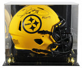 Steelers Jerome Bettis "HOF 15" Signed Rave F/S Speed Proline Helmet W/ Case BAS