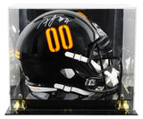 Commanders Frankie Luvu Signed 22 On-Field Alt F/S Speed Rep Helmet W/ Case BAS