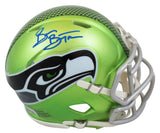 Seahawks Brian Bosworth Signed Flash Speed Mini Helmet W/ Case BAS Witnessed