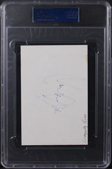 Gregory Hines History of the World: Part I Signed 4x6 Index Card PSA/DNA Slabbed