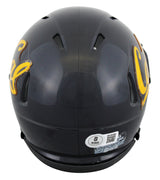 California Cameron Jordan Signed Speed Mini Helmet W/ Case BAS Witnessed