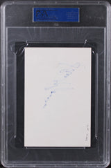 Shirley Jones Elmer Gantry Authentic Signed 4x6 Index Card PSA/DNA Slabbed