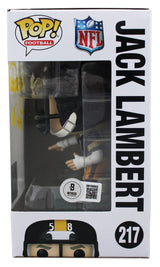 Steelers Jack Lambert "HOF 90" Signed #67 Funko Pop Vinyl Figure BAS Witnessed