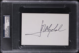 Jose Maria Olazabal Authentic Signed 4x6 Index Card Autographed PSA/DNA Slabbed