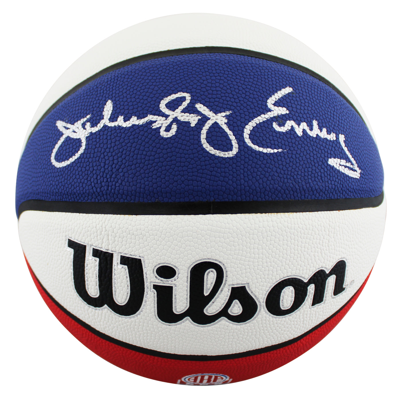76ers Julius "Dr. J" Erving Authentic Signed ABA Basketball BAS Witnessed 2