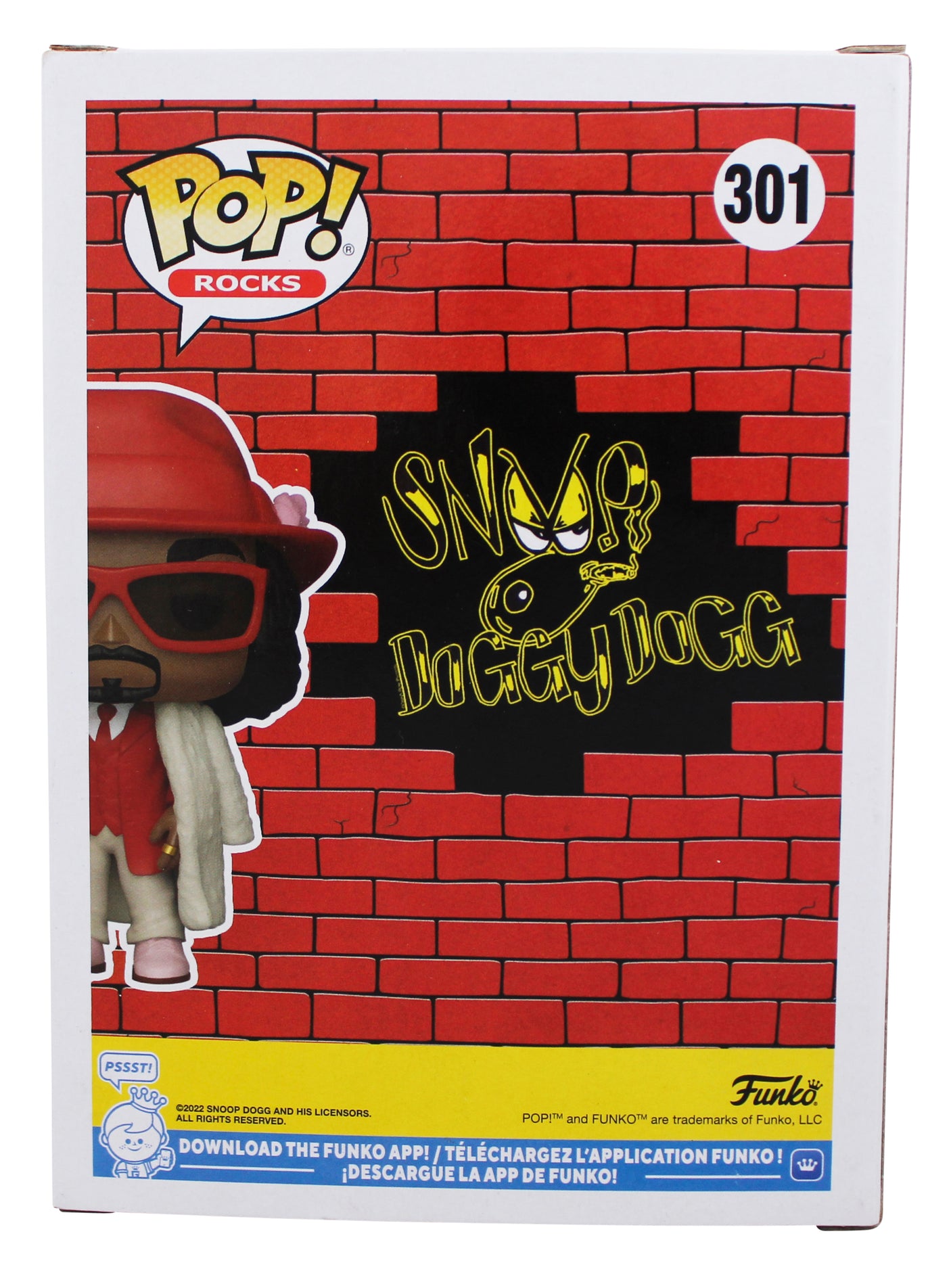Snoop Dogg Authentic Signed Snoop Dogg #301 Funko Pop Vinyl Figure BAS #BS28289