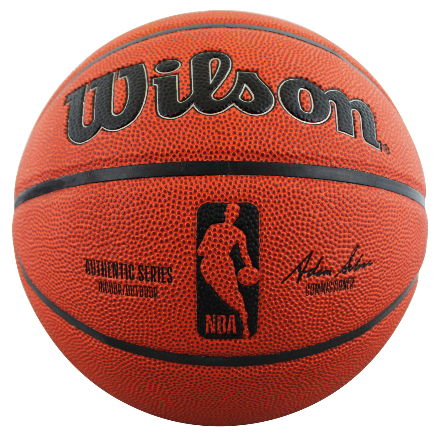 76ers Julius "Dr. J." Erving Signed Wilson Basketball W/ Case BAS Witnessed