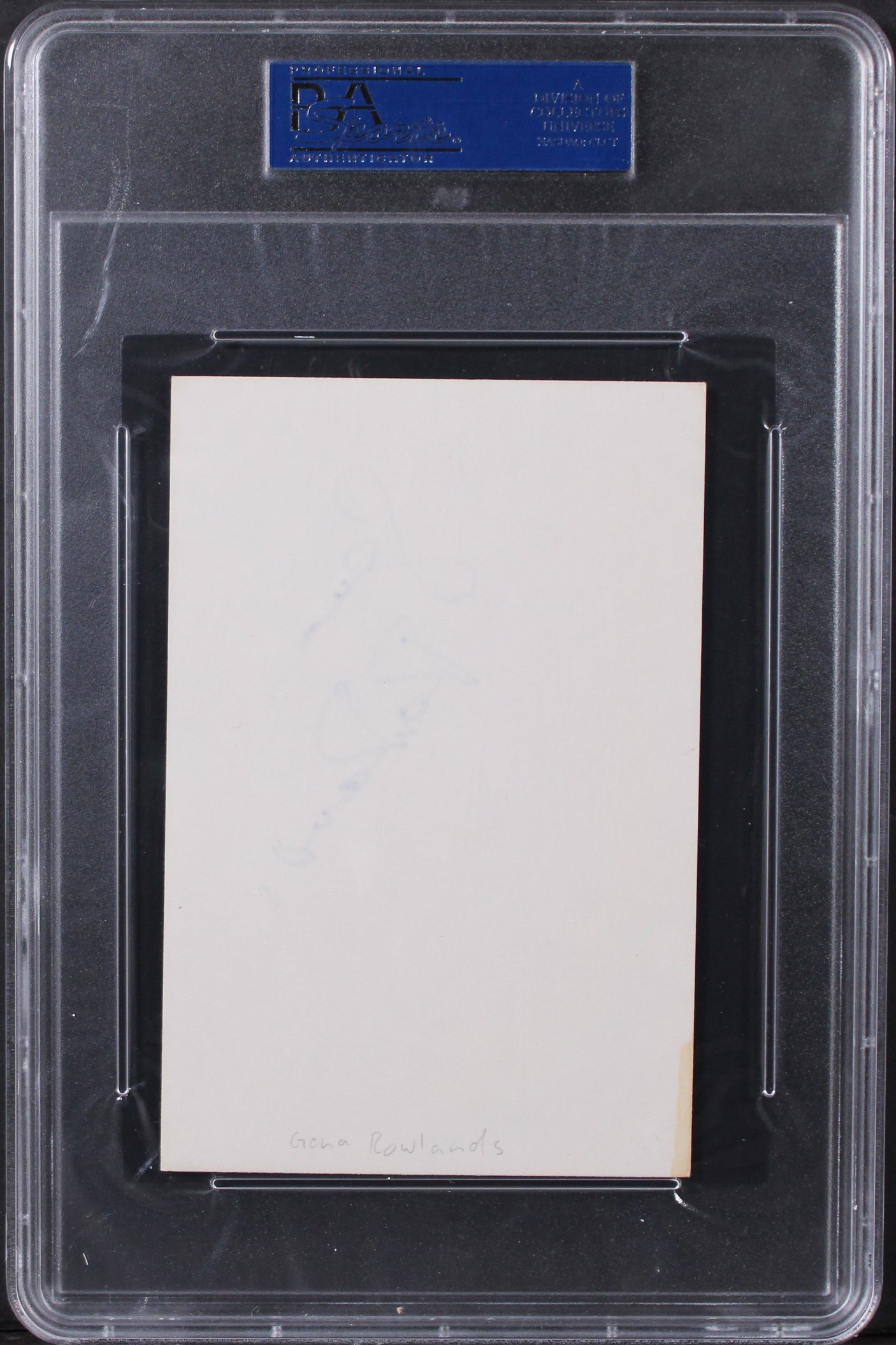 Gena Rowlands The Notebook Authentic Signed 4x6 Index Card PSA/DNA Slabbed