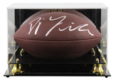 Colts D.J. Giddens Signed Wilson Super Grip Football W/ Case BAS Witnessed