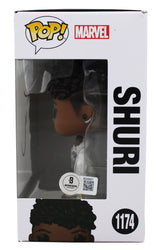 Letitia Wright Black Panther Signed Shuri #1174 Funko Pop Vinyl Figure BAS
