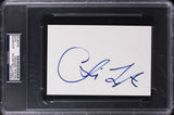 Christy Turlington Super Model Authentic Signed 4x6 Index Card PSA/DNA Slabbed