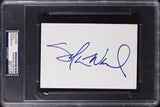 Sela Ward Sisters Authentic Signed 4x6 Index Card PSA/DNA Slabbed