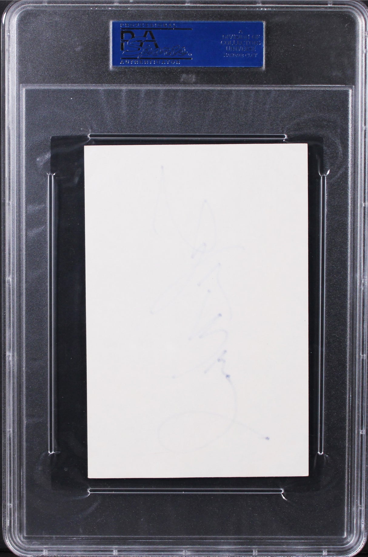 Sela Ward Sisters Authentic Signed 4x6 Index Card PSA/DNA Slabbed