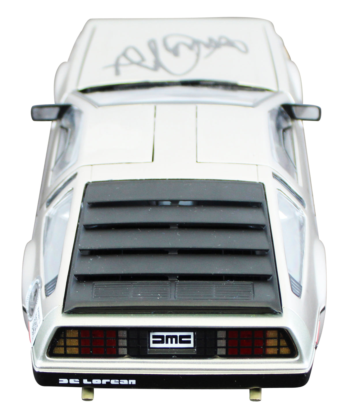 Michael J. Fox Back To The Future Signed 1:18 Die Cast DeLorean BAS #BW88013