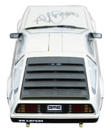 Michael J. Fox Back To The Future Signed 1:18 Die Cast DeLorean BAS #BW88013