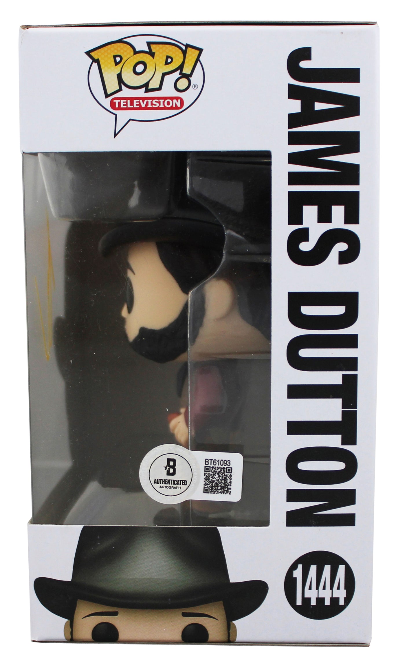 Tim McGraw 1883 Signed James Dutton #1444 Funko Pop Vinyl Figure BAS #BT61093