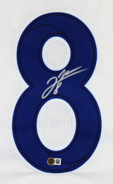 Jared Verse Authentic Signed White Pro Style Jersey Autographed BAS Witnessed