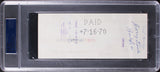 Jack Haley The Wizard Of Oz Double Signed 3.5X8.5 1970 Check PSA/DNA Slabbed