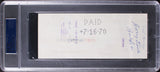 Jack Haley The Wizard Of Oz Double Signed 3.5X8.5 1970 Check PSA/DNA Slabbed