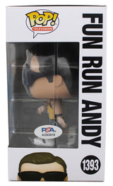 Ed Helms The Office Signed Fun Run Andy #1393 Funko Pop Vinyl Figure PSA/DNA