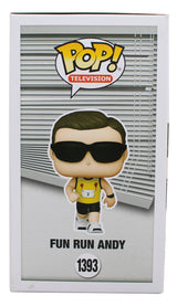 Ed Helms The Office Signed Fun Run Andy #1393 Funko Pop Vinyl Figure PSA/DNA