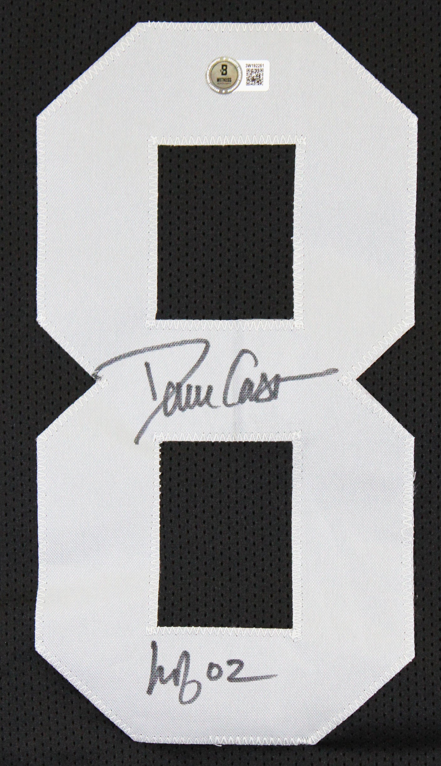 Dave Casper "HOF 02" Authentic Signed Black Pro Style Jersey BAS Witnessed