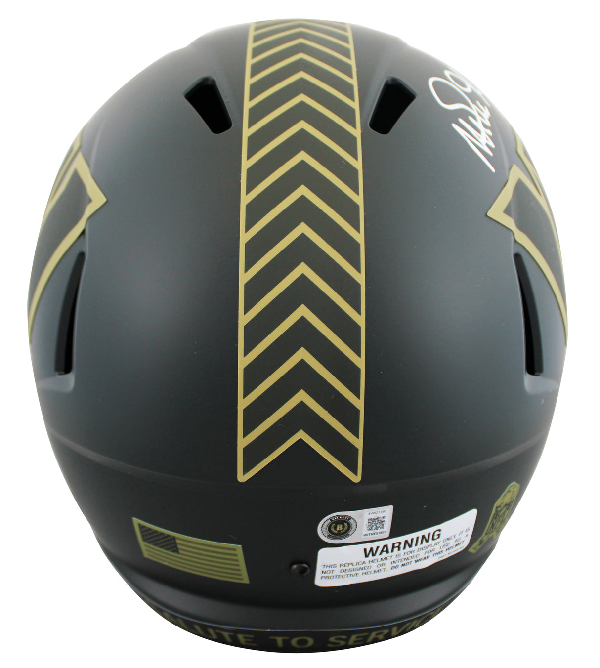 Commanders Magic Johnson Signed STS IV Full Size Speed Rep Helmet BAS Witnessed