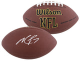 Falcons Michael Vick Signed Wilson Super Grip Nfl Football w/ Case JSA Witness