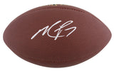 Falcons Michael Vick Signed Wilson Super Grip Nfl Football w/ Case JSA Witness