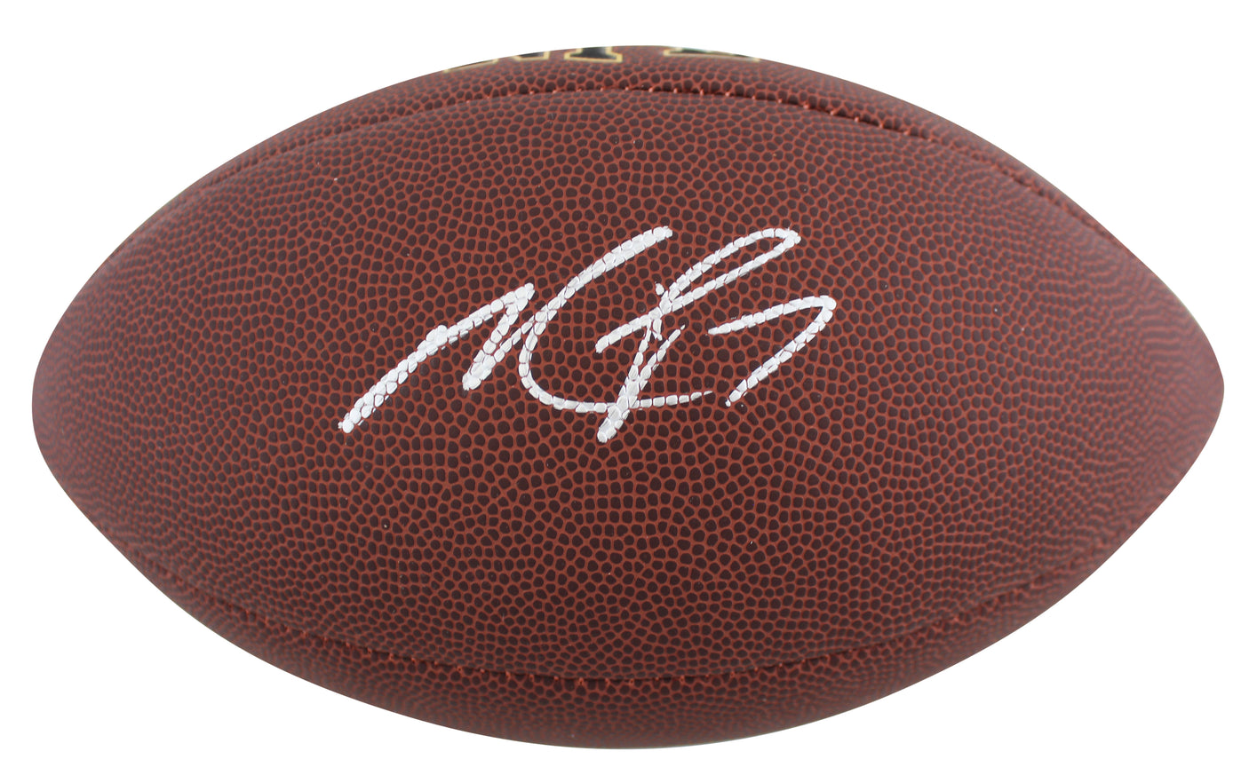 Falcons Michael Vick Signed Wilson Super Grip Nfl Football w/ Case JSA Witness
